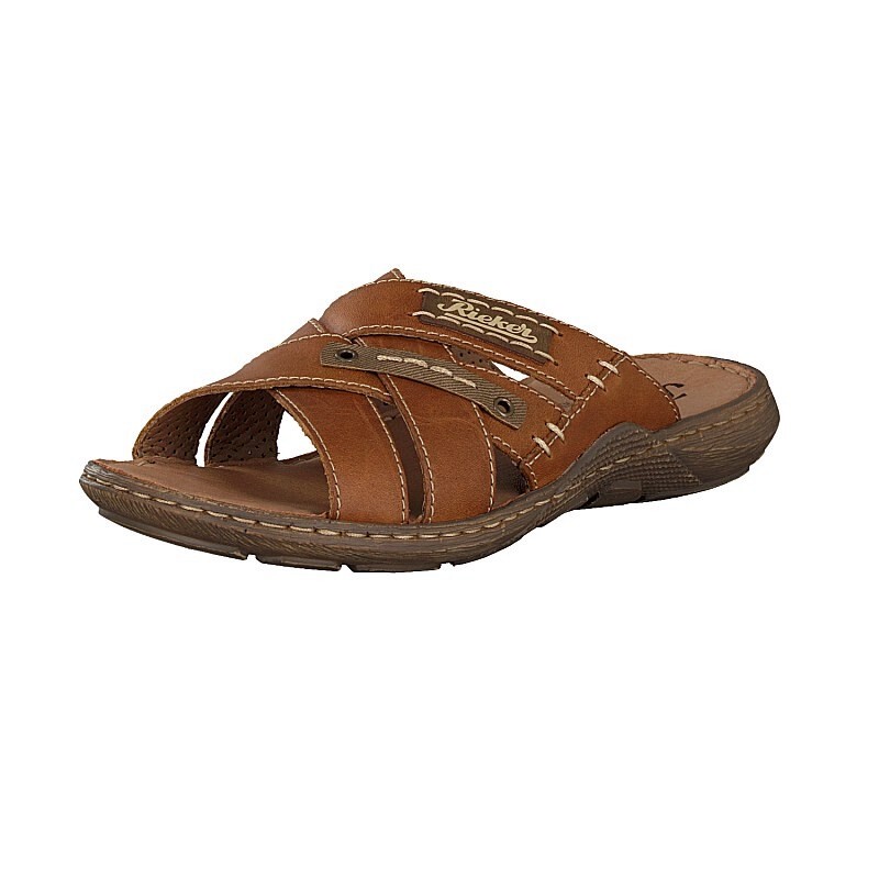 Panske Šľapky Rieker 22090-25, Hnede